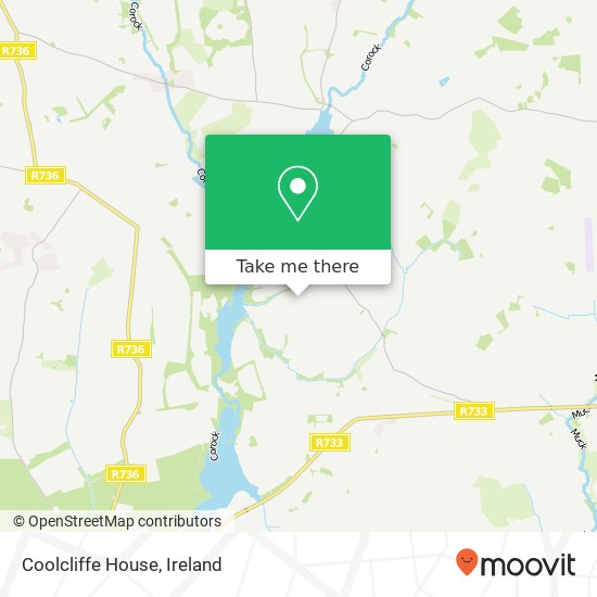 Coolcliffe House map
