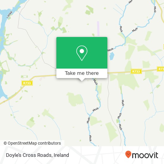 Doyle’s Cross Roads map