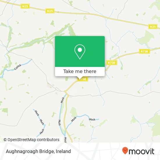 Aughnagroagh Bridge map