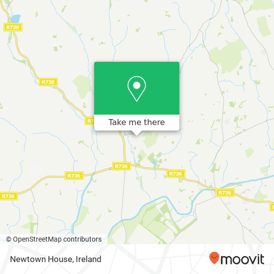 Newtown House map