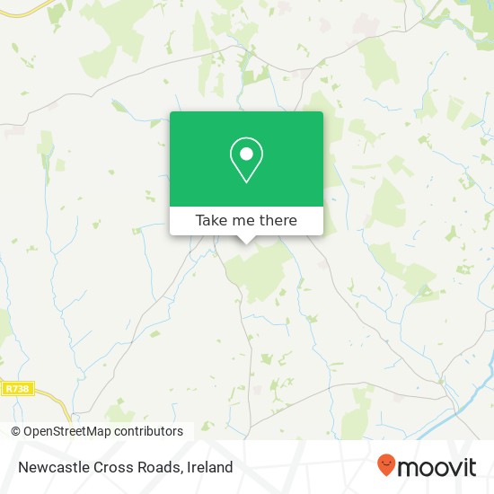 Newcastle Cross Roads map