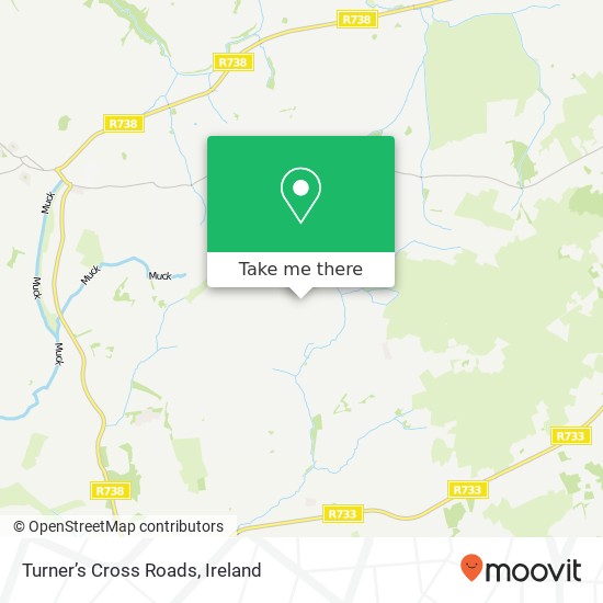 Turner’s Cross Roads map