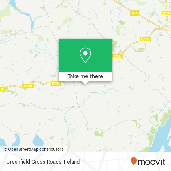 Greenfield Cross Roads map