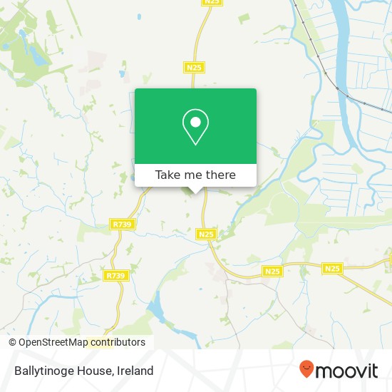 Ballytinoge House map