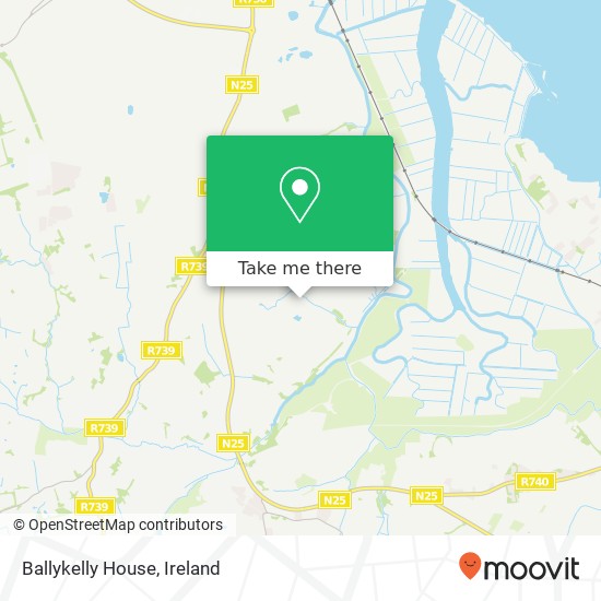 Ballykelly House map