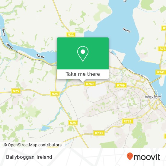 Ballyboggan map