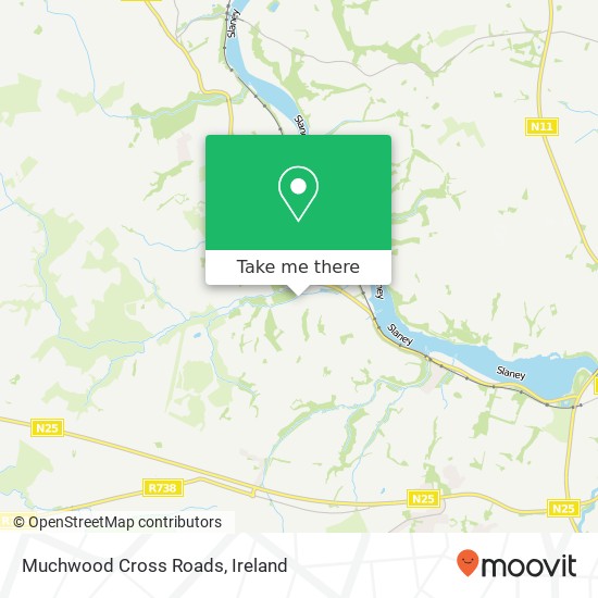 Muchwood Cross Roads map