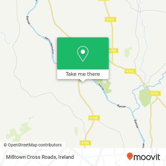 Milltown Cross Roads map