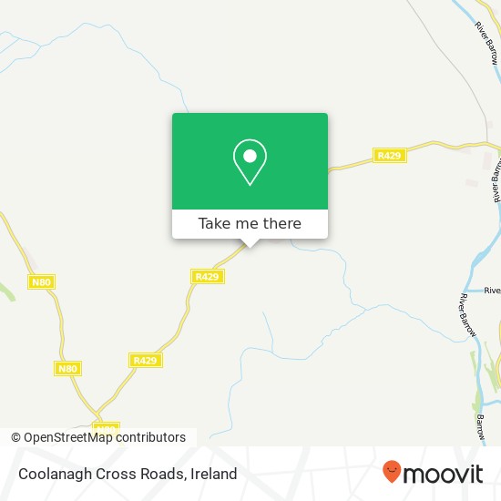 Coolanagh Cross Roads map