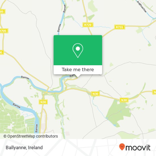 Ballyanne map