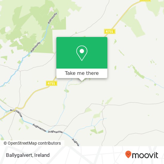 Ballygalvert map