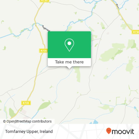 Tomfarney Upper map