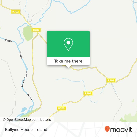 Ballyine House map