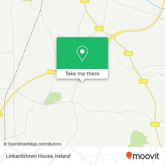 Linkardstown House map