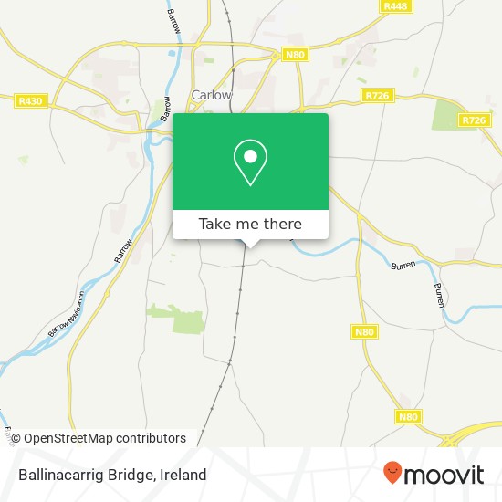 Ballinacarrig Bridge map