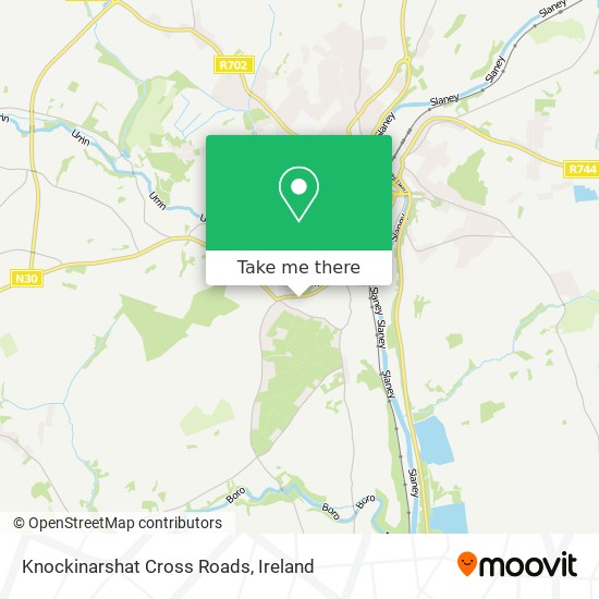 Knockinarshat Cross Roads map