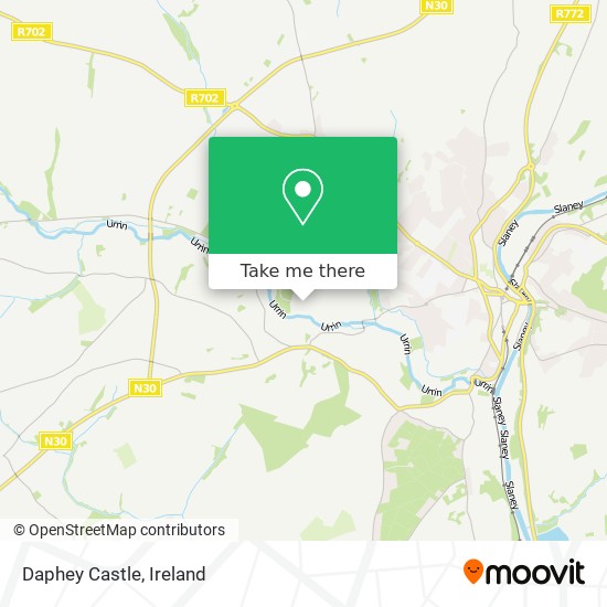 Daphey Castle map