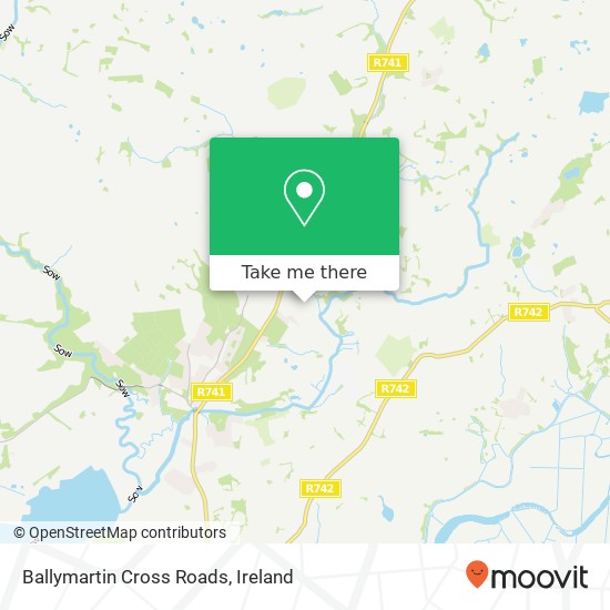 Ballymartin Cross Roads map