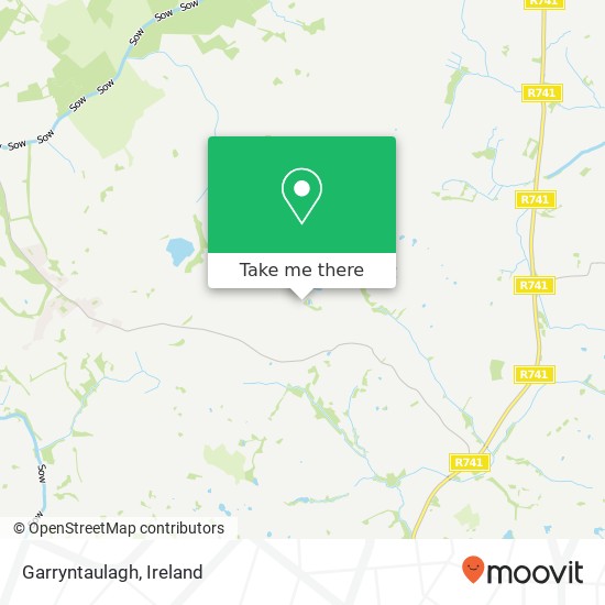 Garryntaulagh map