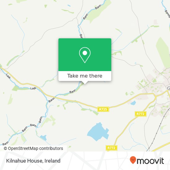 Kilnahue House map