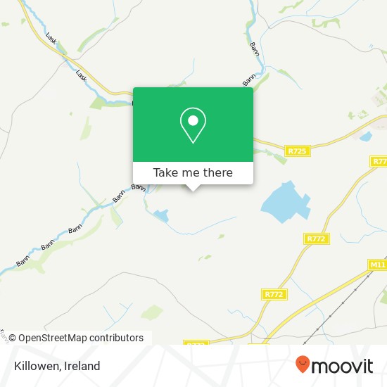 Killowen map