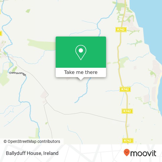 Ballyduff House map