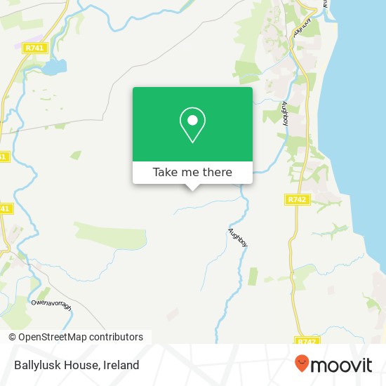 Ballylusk House map