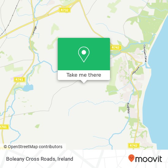 Boleany Cross Roads map