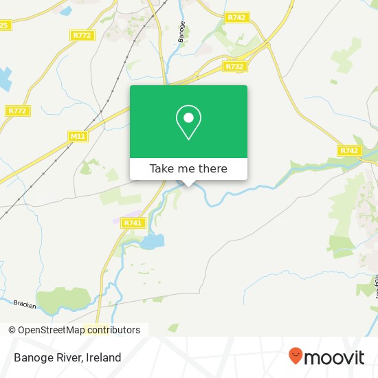 Banoge River map