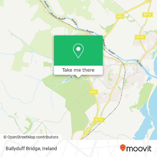 Ballyduff Bridge map