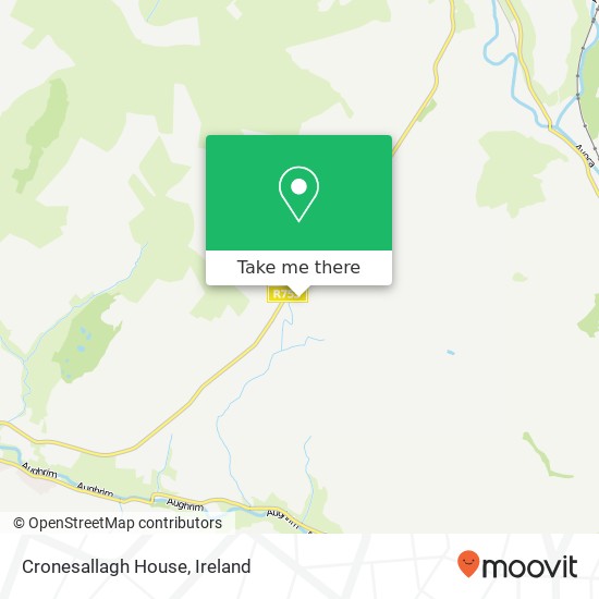 Cronesallagh House map