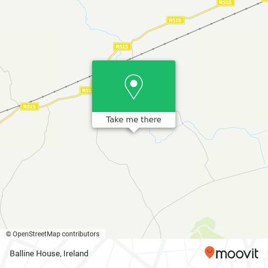 Balline House map