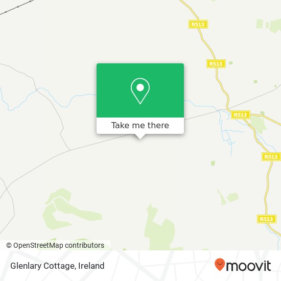 Glenlary Cottage map