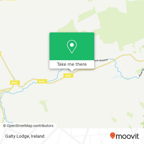 Galty Lodge map
