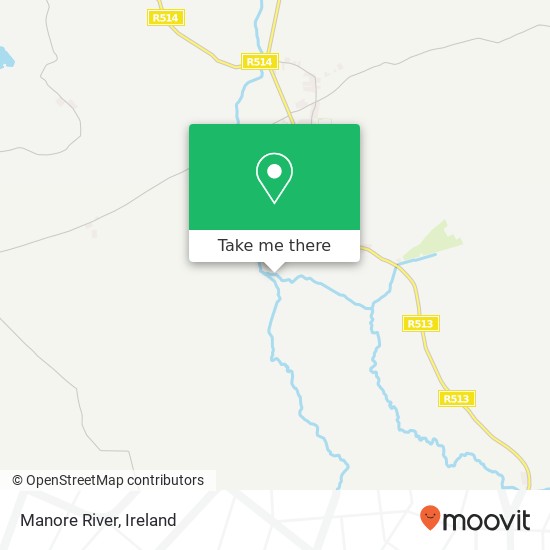Manore River map