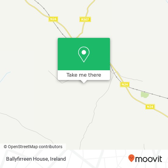 Ballyfirreen House map