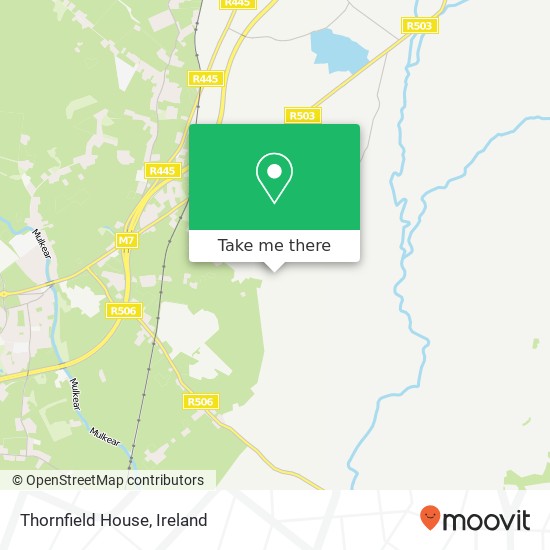 Thornfield House map