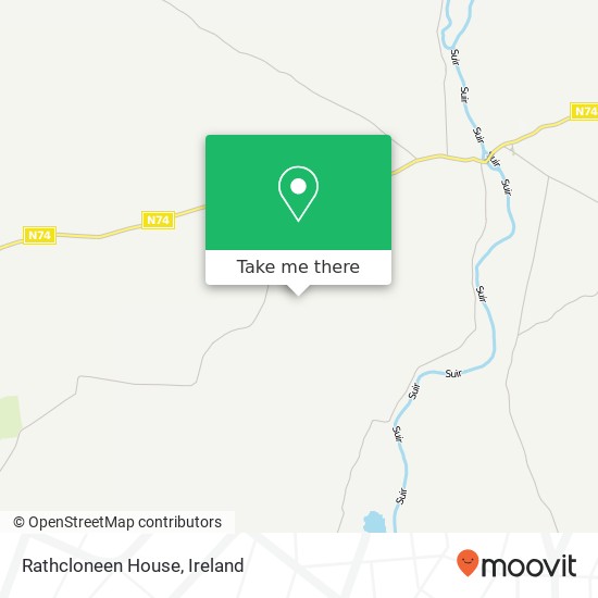 Rathcloneen House map