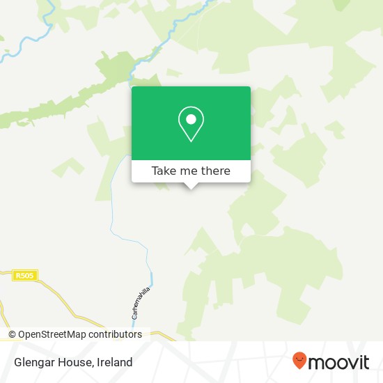 Glengar House map