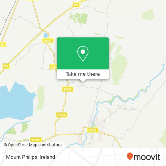 Mount Philips map