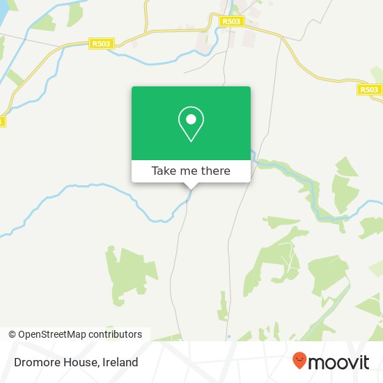 Dromore House map