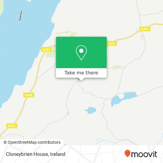 Cloneybrien House map