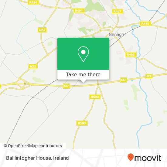 Balllintogher House map