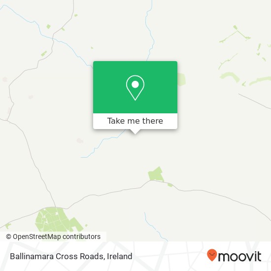 Ballinamara Cross Roads map