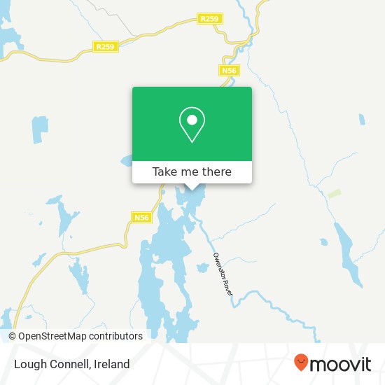 Lough Connell map