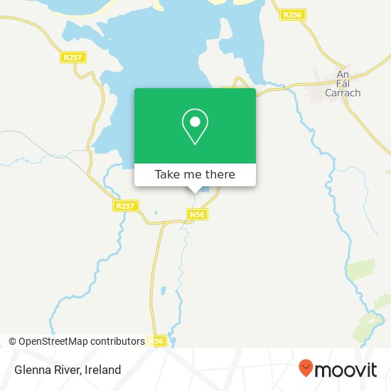 Glenna River map