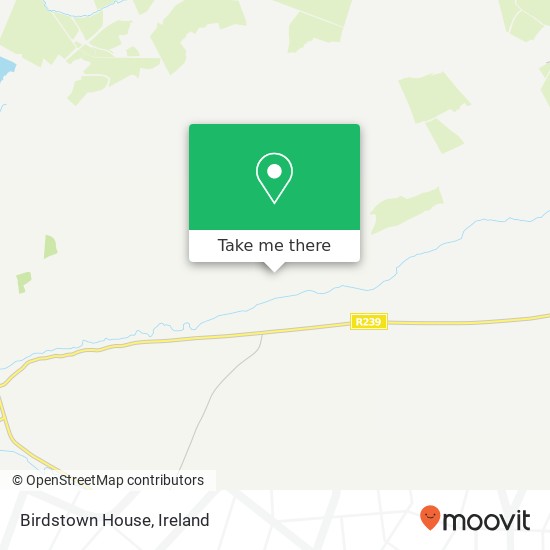 Birdstown House map