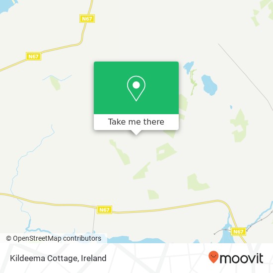 Kildeema Cottage map