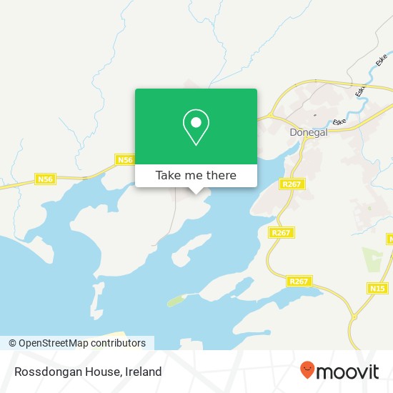 Rossdongan House map