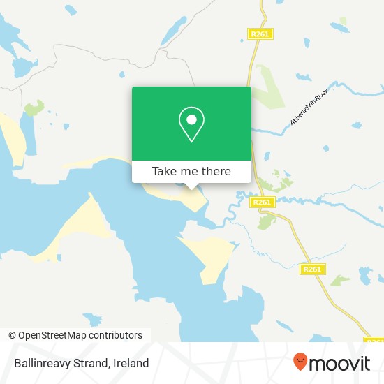 Ballinreavy Strand map